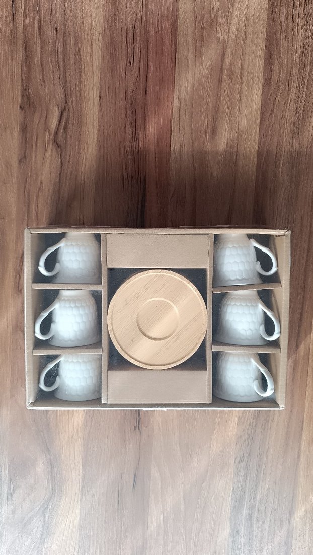 Beyaz Seramik Kulplu Kupa - Görsel 2