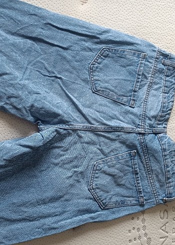 Mavi Rahat Kesim Kadın Denim Pantolon - Görsel 4