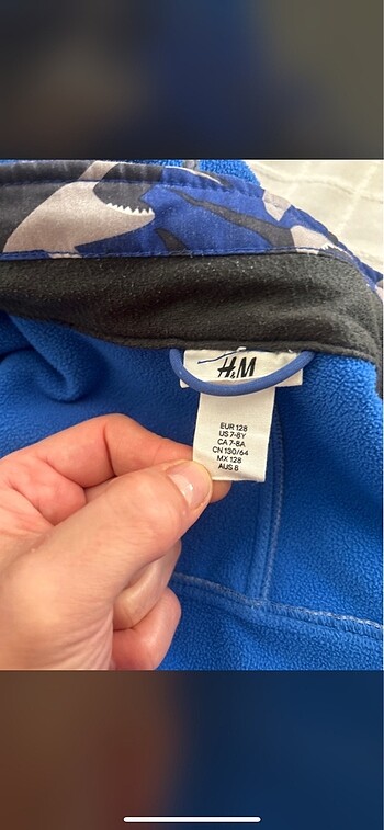 8 Yaş Beden lacivert Renk H&M yağmurluk