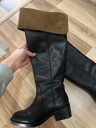 36 Beden Zara diz üstü çizme
