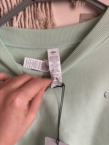 m Beden turkuaz Renk Alo yoga sweatshirt