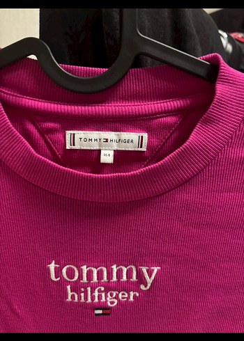 Tommy Hilfiger Kız Uzun Kollu Pembe Tişört - Görsel 5