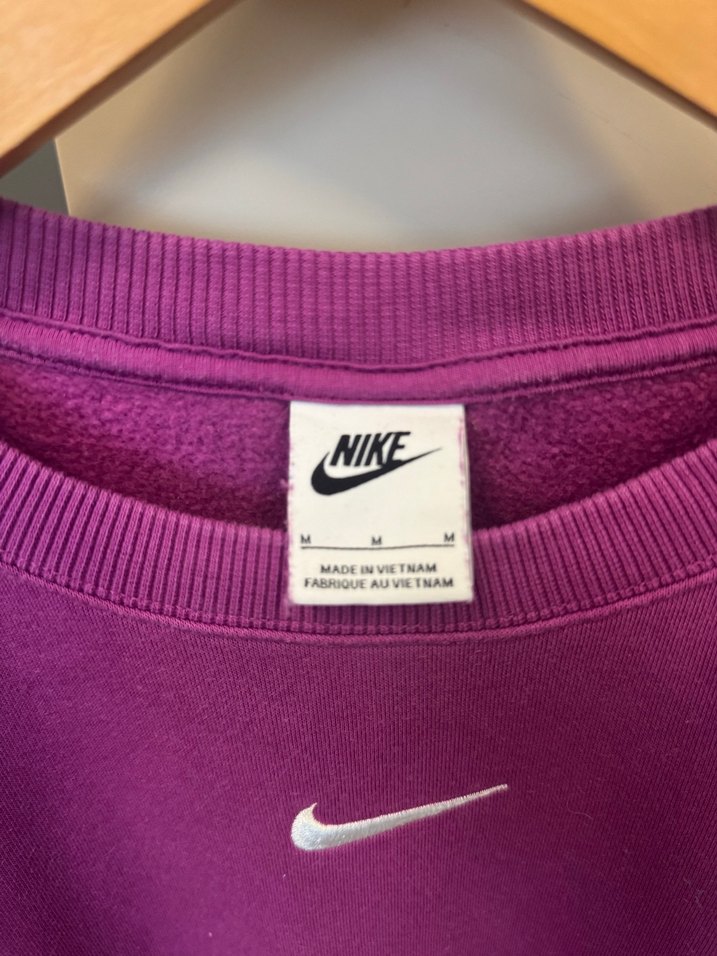 Mor Oversize Nike Kadın Sweatshirt - Görsel 2