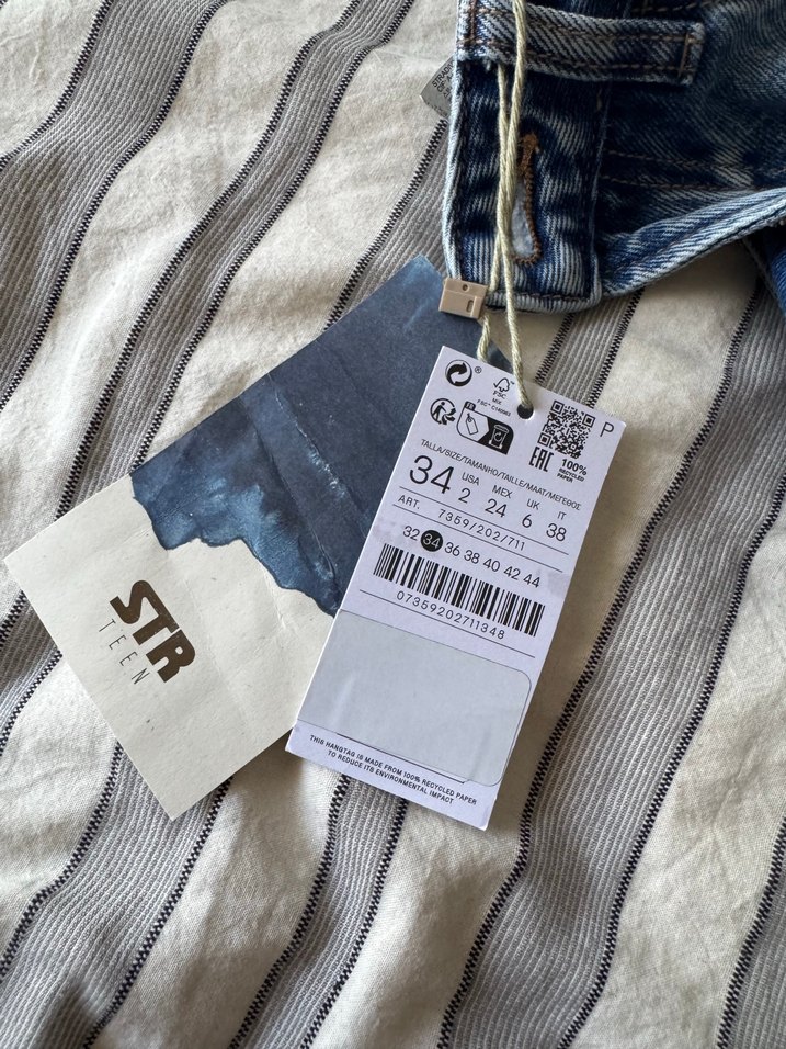 Kadın Mavi Denim Regular Fit Jean - Görsel 3