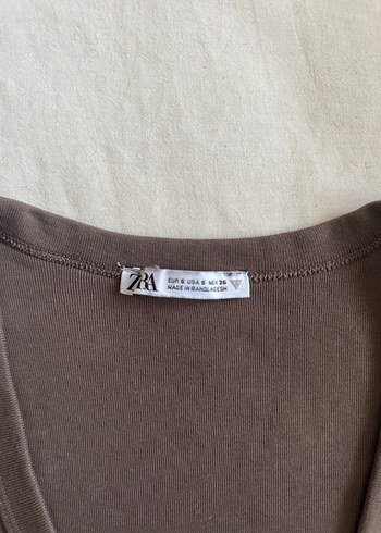 Zara V Yakalı Bluz - Görsel 2