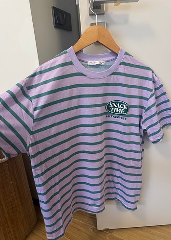 Renkli baskılı Kadın Tişört - Görsel 2