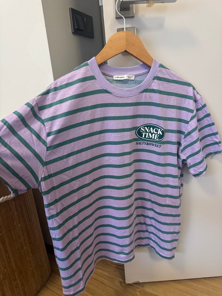 Renkli baskılı Kadın Tişört - Görsel 2