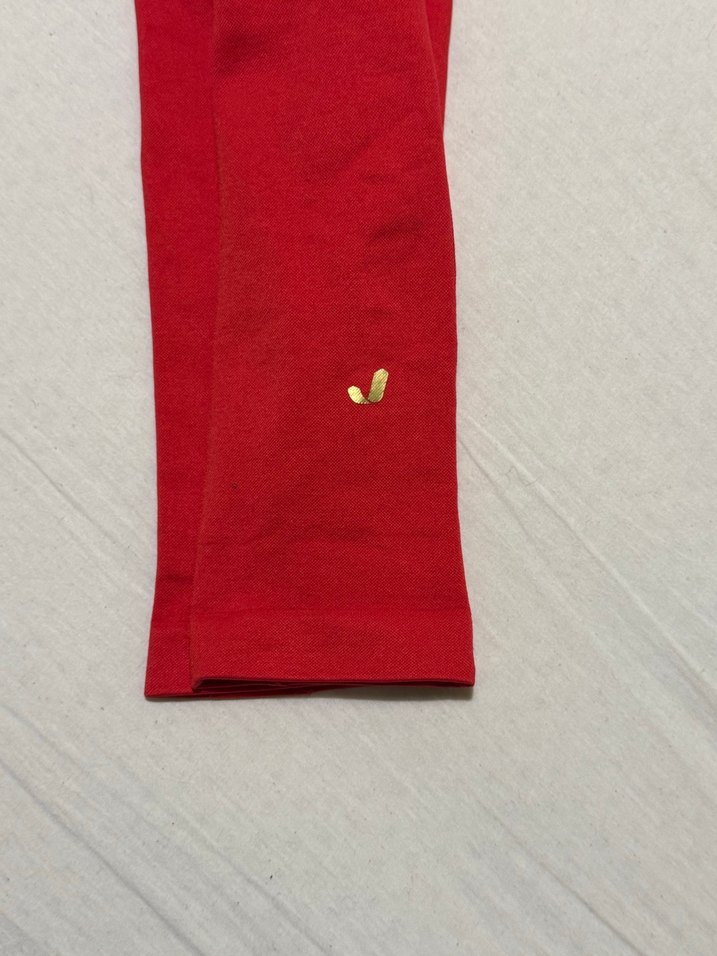 Kırmızı Kadın Spor Tayt - Görsel 2