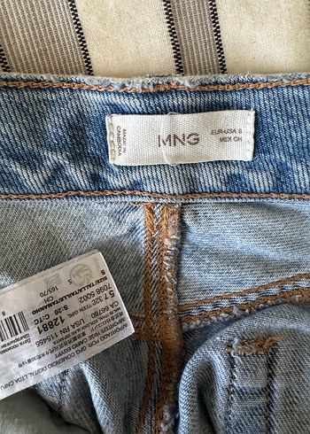 Yırtık Detaylı Buz Mavi Kadın Straight Denim Pantolon - Görsel 3