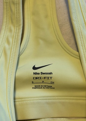 Sarı Nike Spor Sütyeni - Görsel 2