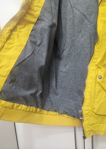LC Waikiki Sarı Fermuarlı Erkek Çocuk Mont