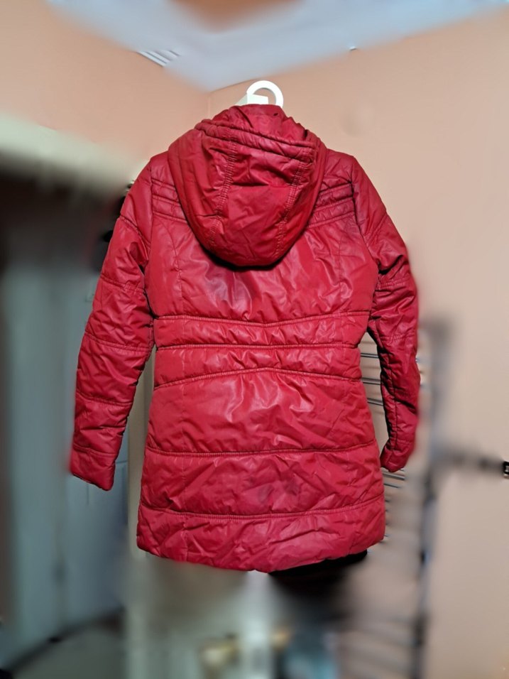 Kadın Kırmızı Fermuarlı Mont | Defacto - Görsel 2