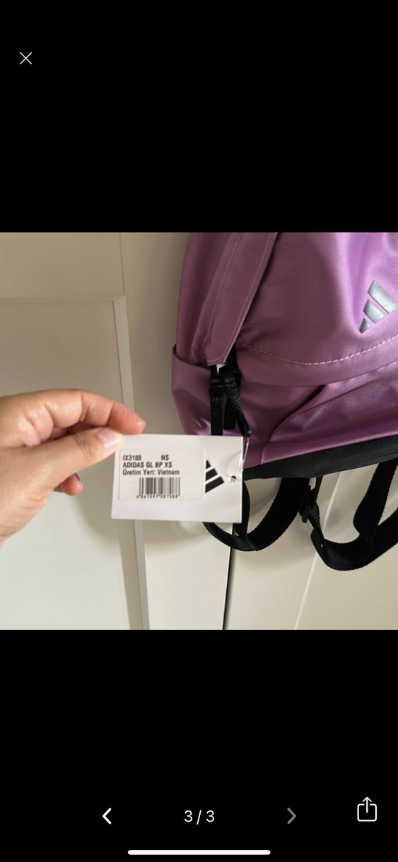 Mor Adidas Spor Sırt Çantası - Görsel 2
