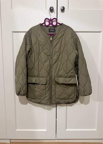 Düğmeli, Rahat Kesim Kadın Mont - Görsel 2