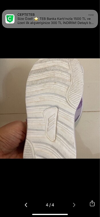 26 Beden mor Renk Adidas frozen çocuk sneaker