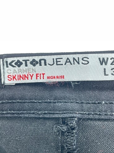 38 Beden siyah Renk Koton Jean / Kot %70 İndirimli.