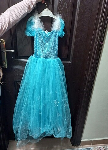 6 Yaş Beden Elsa kostumu