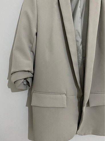 38 Beden gri Renk Blazer ceket