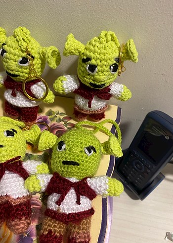 Amıgurımı şırek anahtarlık - Görsel 5