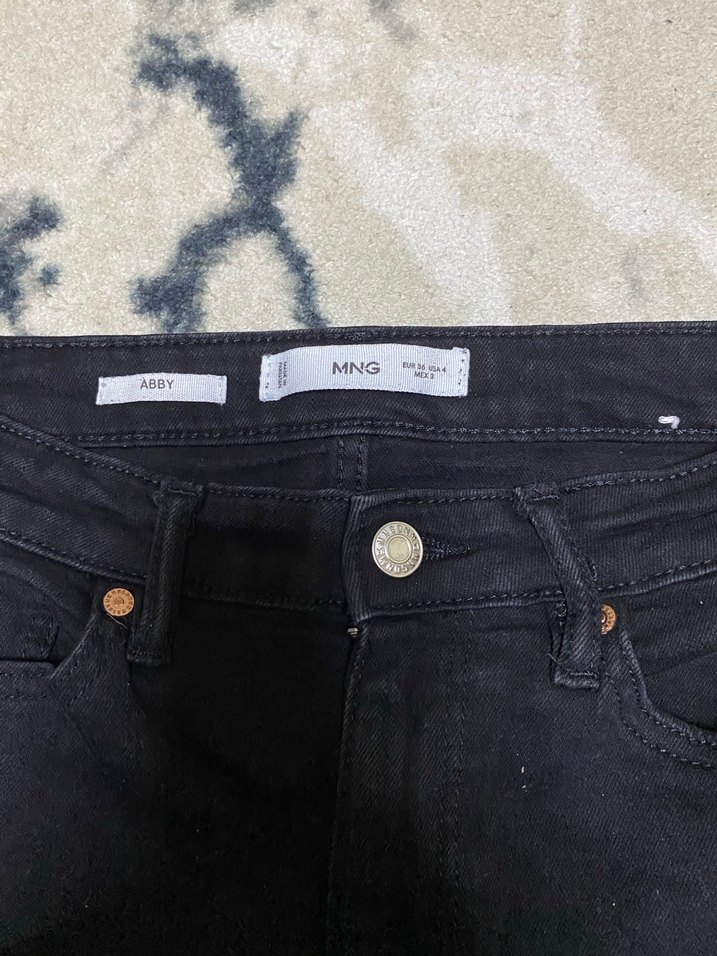 Kadın dar paca kot pantolon - Görsel 4