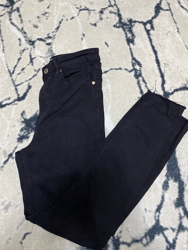 Kadın dar paca kot pantolon - Görsel 2