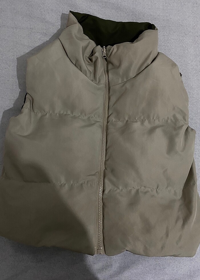 İki taraflı kapitone yelek - Görsel 3