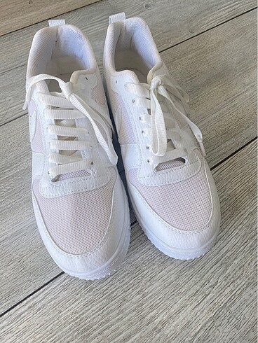 Beyaz nıke spor ayakkabı - Görsel 5