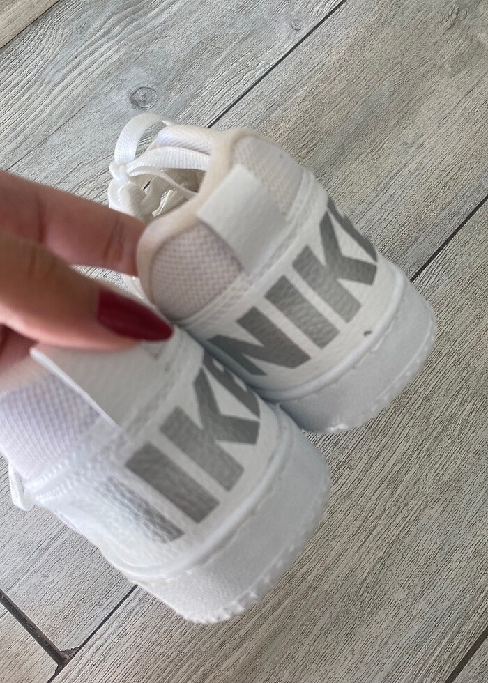 Beyaz nıke spor ayakkabı - Görsel 3