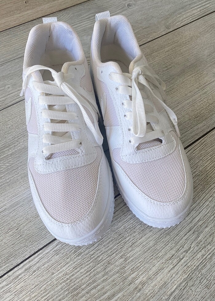 Beyaz nıke spor ayakkabı - Görsel 5