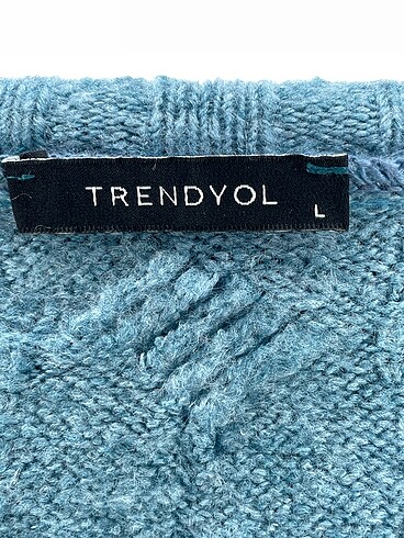 l Beden mavi Renk Trendyol & Milla Kazak / Triko %70 İndirimli.