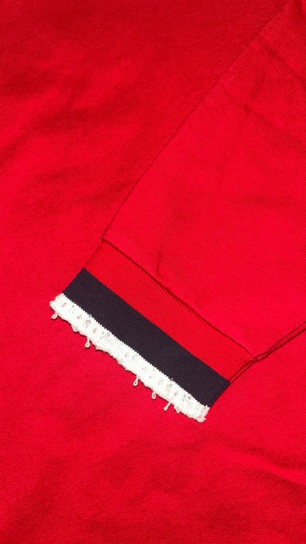 Kırmızı Kadın Sweatshirt - Görsel 2