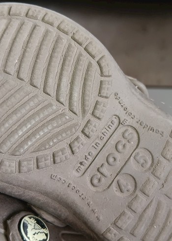 22 Beden Crocs Kahverengi Erkek Çocuk Tokalı Terlik