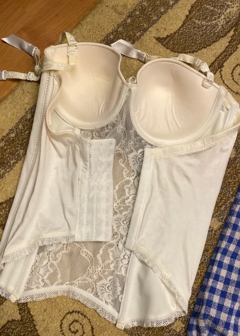 Penti Beyaz Dantelli korse