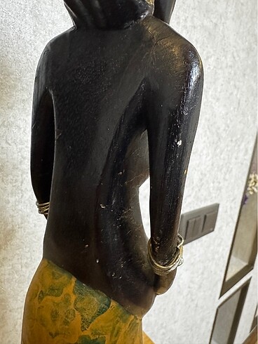 El Yapımı Ahşap İkili Figür - Görsel 6