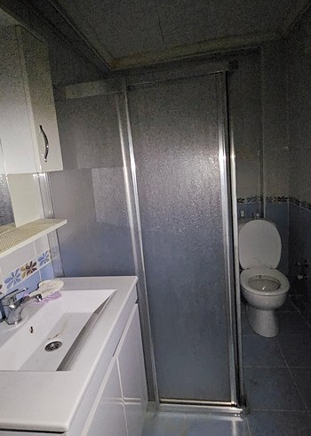 Acil satılık Gri Düz Desenli duşakabin - Görsel 2