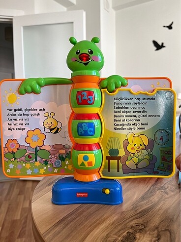 Fisher Price Eğitici tırtıl kitabı