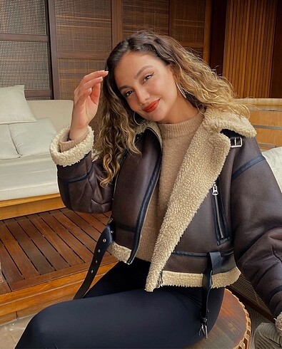 s Beden Zara biker mont