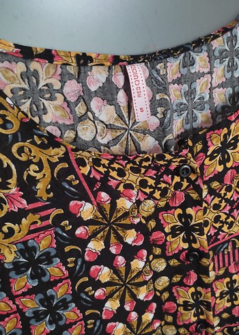 Bohem Desenli Uzun Elbise - Görsel 3