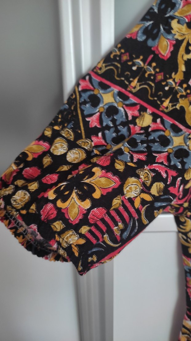 Bohem Desenli Uzun Elbise - Görsel 4