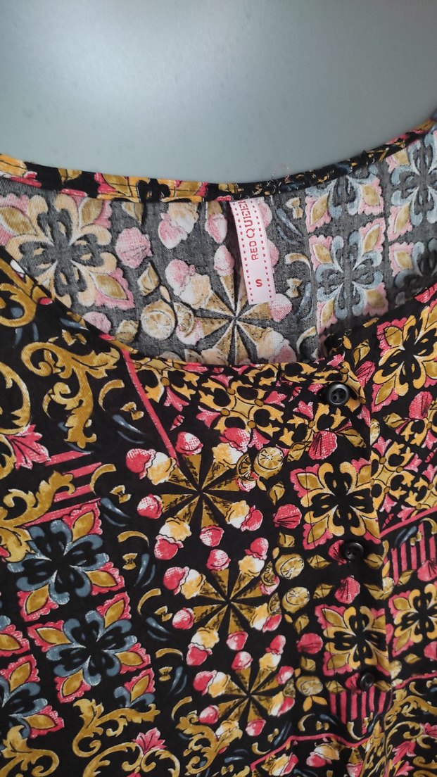 Bohem Desenli Uzun Elbise - Görsel 3