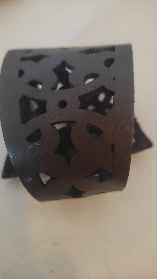 kahverengi oyma  Desenli  Bileklik - Görsel 2