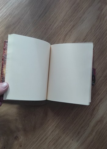 Kilitli bordo Deri Defter - Görsel 2