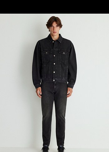 Mavi Denim Ceket siyah - Görsel 4