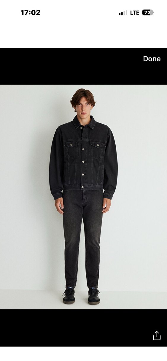 Mavi Denim Ceket siyah - Görsel 4