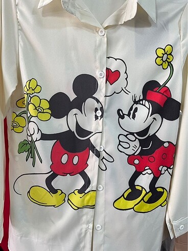 Walt Disney World Mickey Minnie Mouse Gömlek