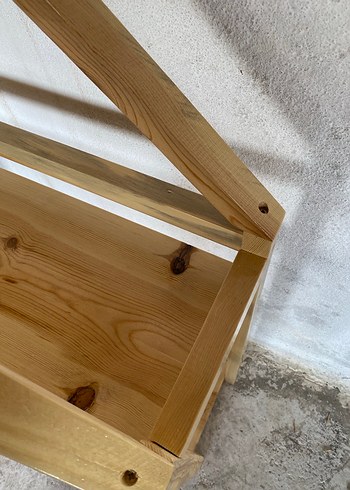 Ahşap Sanat Ahşap Raf Çok Amaçlı & Kitaplık