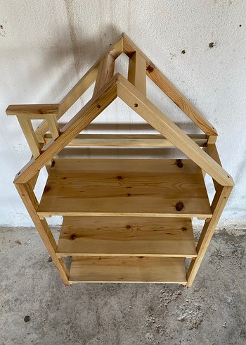 Beden Ahşap Raf Çok Amaçlı & Kitaplık
