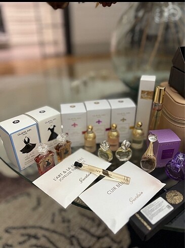 Guerlain Guerlain saklama çantası ve parfüm seti
