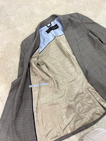 s Beden gri Renk Zara blazer