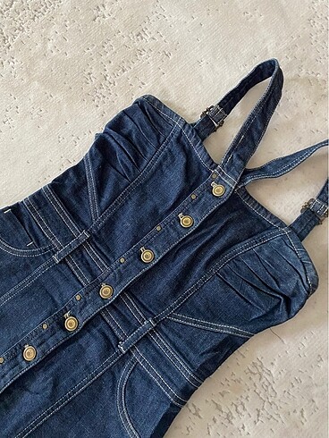 s Beden Mango jean elbise